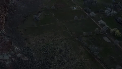 Sunset Utah Drone Video stock 127328230