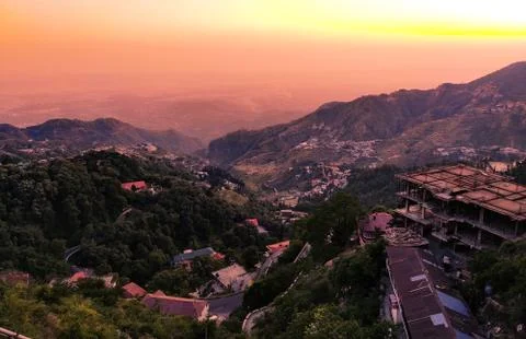 Sunset in the uttarakhand Fotos de archivo