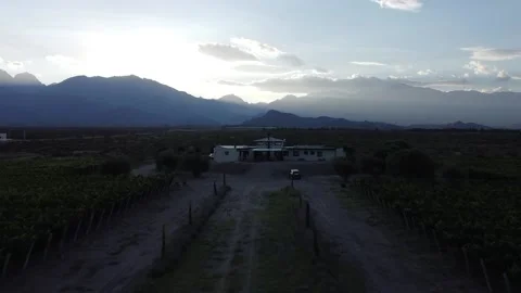 Sunset at Valle de Uco Stock Footage 168535443