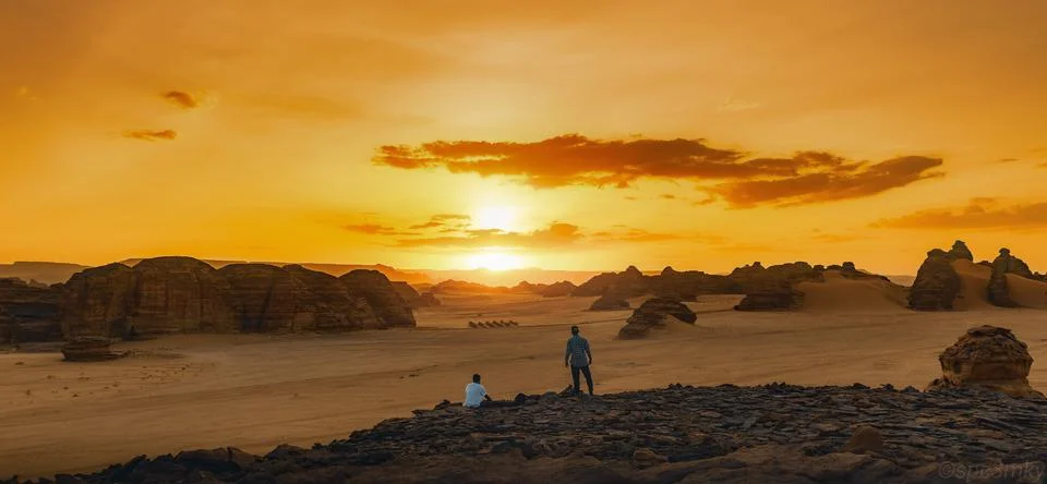 Sunset in Valley Stock Photos