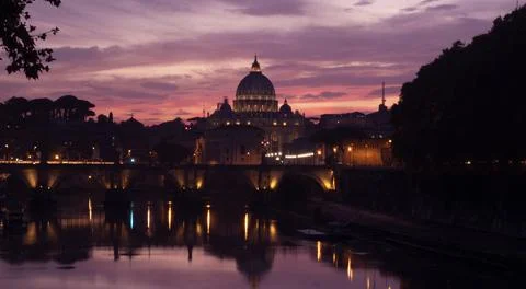 SUNSET VATICAN, ROME Stock Photos