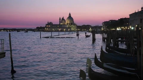 Sunset on Venice (Italy) Stock-Footage 130394923
