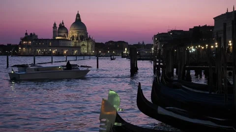 Sunset in Venice (Italy) Stock-Footage 130395025
