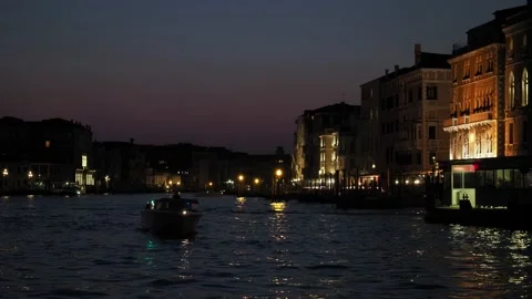 Sunset in Venice (Italy) Stock-Footage 130395483