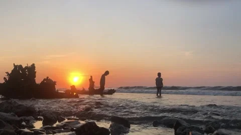 Sunset video Stock Footage 246025694