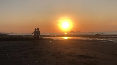 Sunset video Stock Footage 246064720