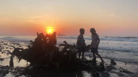 Sunset video Stock Footage 246066344