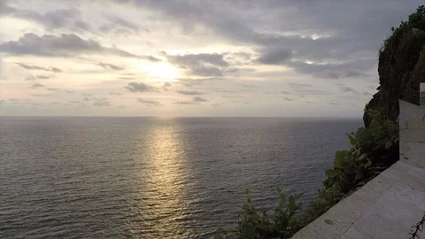 Sunset View in Bali Indonesia Stock Footage 119097970