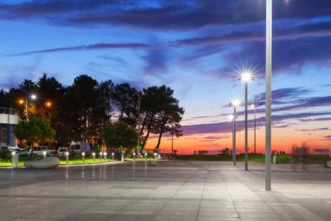 Sunset view of Batumi Фото