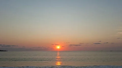 Sunset view on the beach Video stock 318529176
