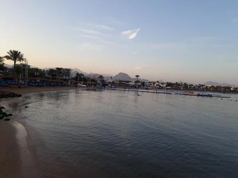 Sunset View from beach side in Egypt Stock-Fotos