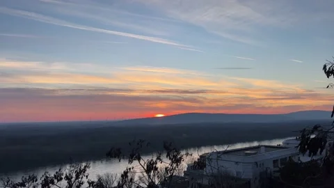 Sunset View from Bratislava Castle 動画素材 229551521