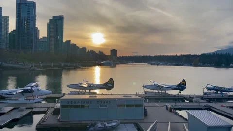 Sunset View from Canada Place Stock-Footage 239883569