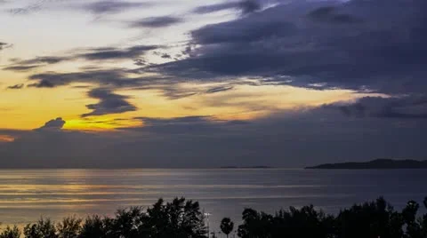 Sunset view Stockbeeldmateriaal 12625670