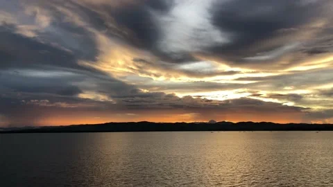 Sunset View Stock Footage 233862487