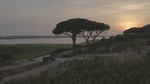 Sunset View of a Lake 스톡 동영상 103266642