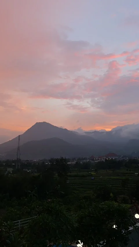 Sunset view mountain Stock Footage 250223528