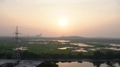 Sunset View in Mumbai - Ak Stock Footage 140715916