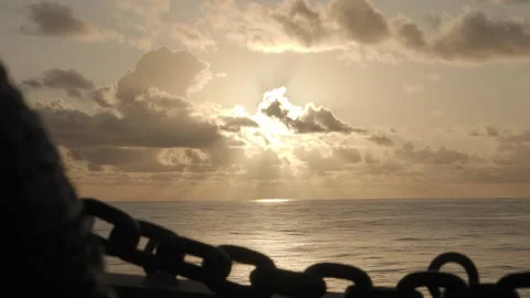 Sunset view in the ocean Stock Footage 151899557