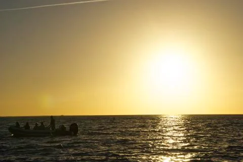 Sunset View Foto stock