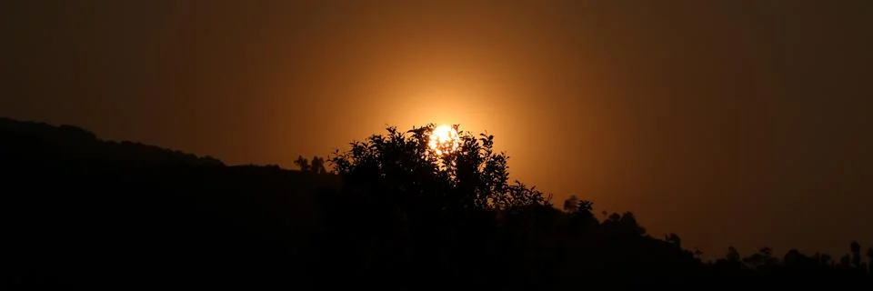 Sunset view Stock Photos