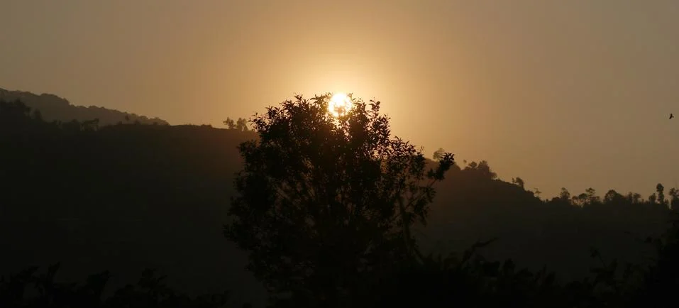 Sunset view Stock Photos