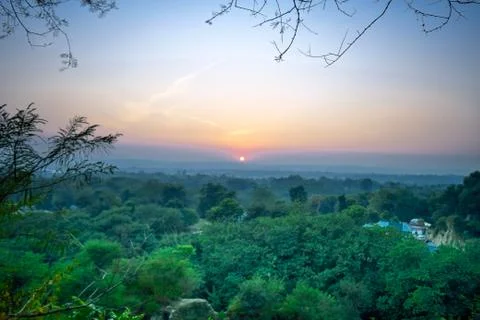 Sunset View Foto stock