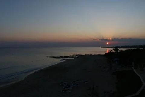 Sunset view Stock Photos