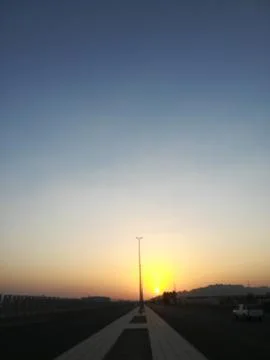 Sunset view Stock Photos