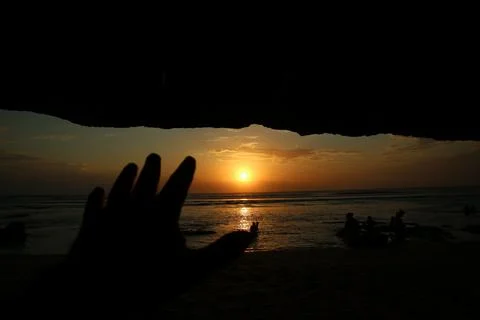 Sunset view Stock Photos