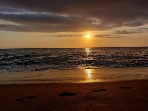 Sunset view Stock Photos