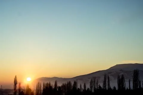 Sunset view Foto stock