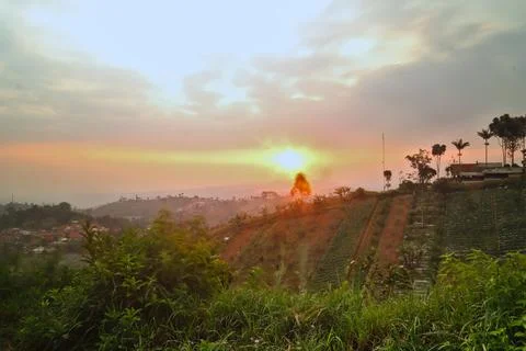 Sunset view Foto stock