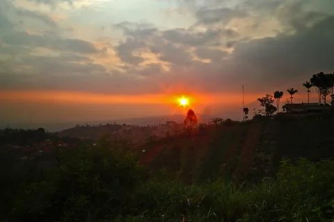 Sunset view Foto stock