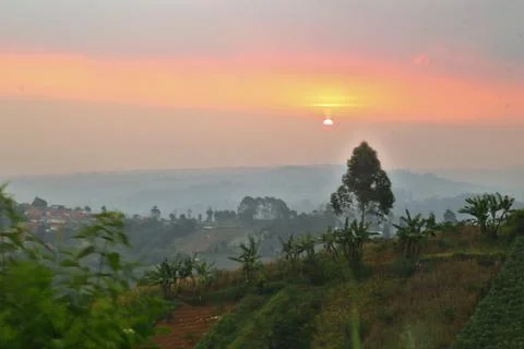 Sunset view Foto stock