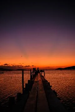 Sunset view Stock Photos