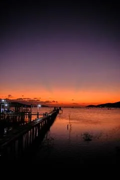 Sunset view Stock Photos