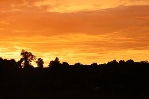 SUNSET VIEW 스톡 사진