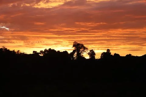 Sunset view 스톡 사진