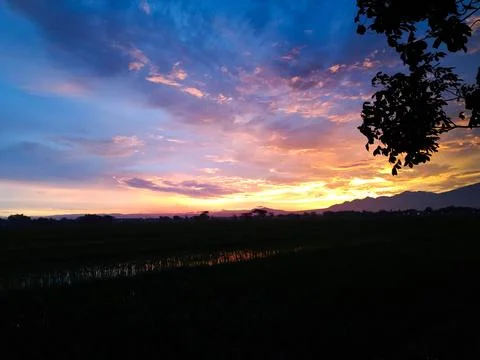 Sunset View Stock Photos