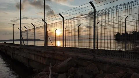 Sunset view Stock Photos