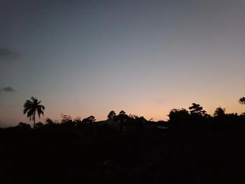 Sunset View in the Province Stock Photos