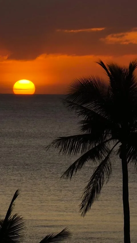 Sunset view in Santa Fe, Tablas, Romblon. Philippines. Stock Footage 321437711
