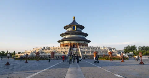 Sunset View, Temple of Heaven (Time-lapse) 動画素材 132397851