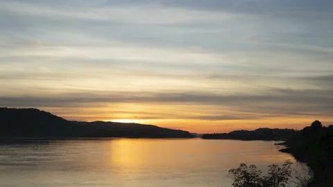 Sunset View Time Lapse Stock Footage 157198449