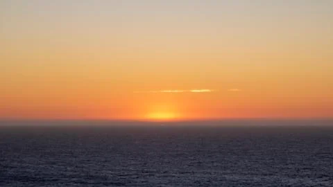 Sunset from the Vilar lighthouse. Stock Photos