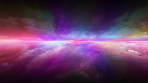 Sunset Vision Stock Illustration