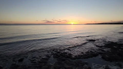 Sunset in Wales (drone shot) Stock Footage 321303798