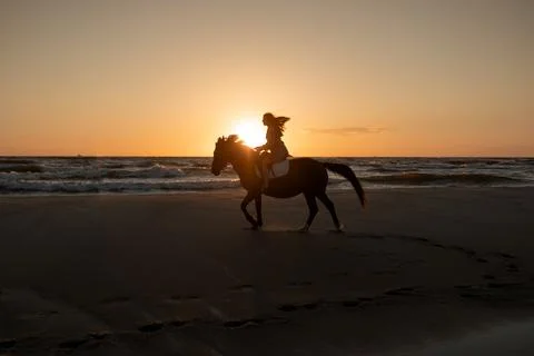 Sunset walk Stock Photos