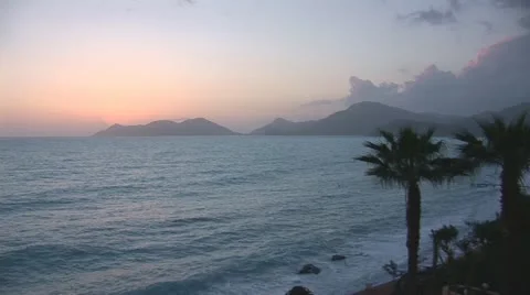 Sunset warm 4 Stock Footage 11874749